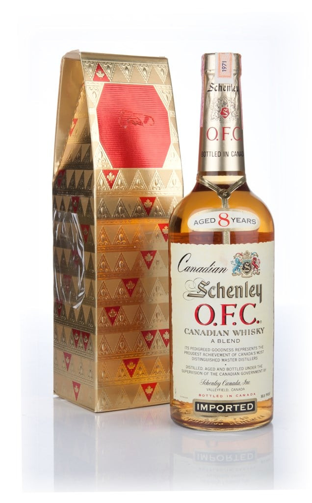 Schenley O.F.C. 8 Year Old Canadian Whisky - 1971 75cl