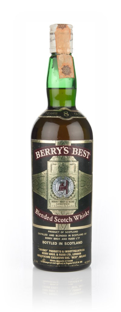 Berry's Best 8 Year Old - 1970s 75cl