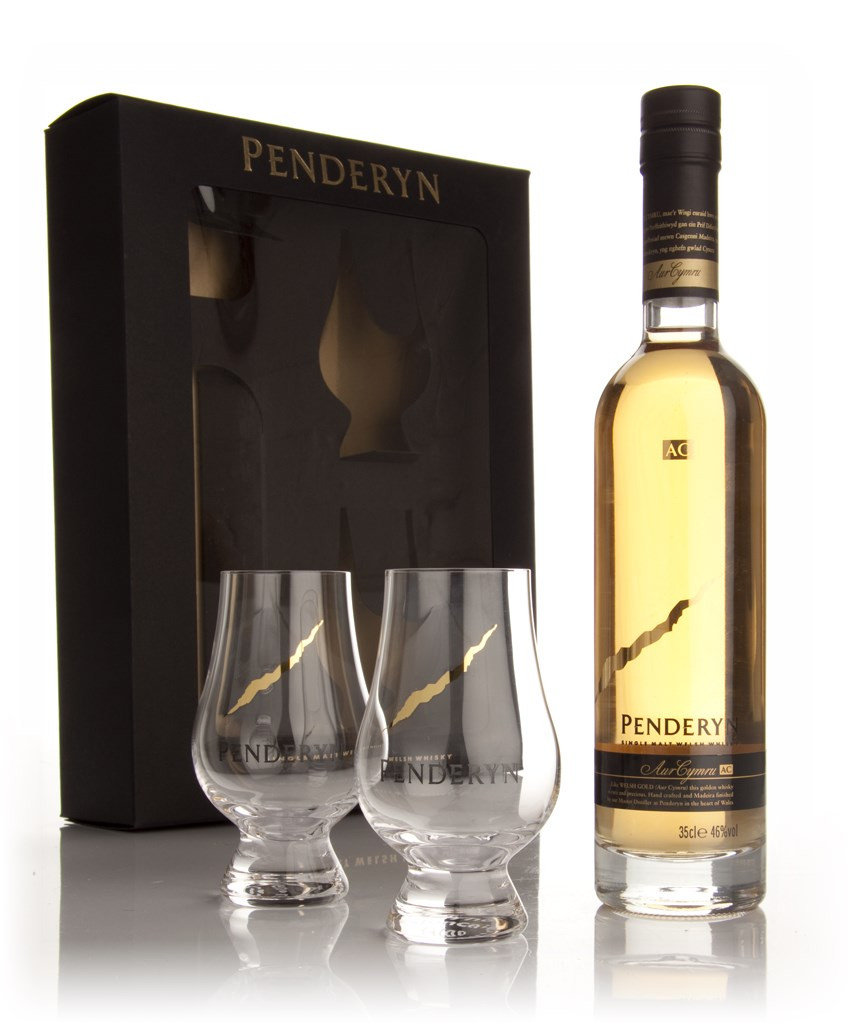 Penderyn with 2x Tasting Glasses 35cl