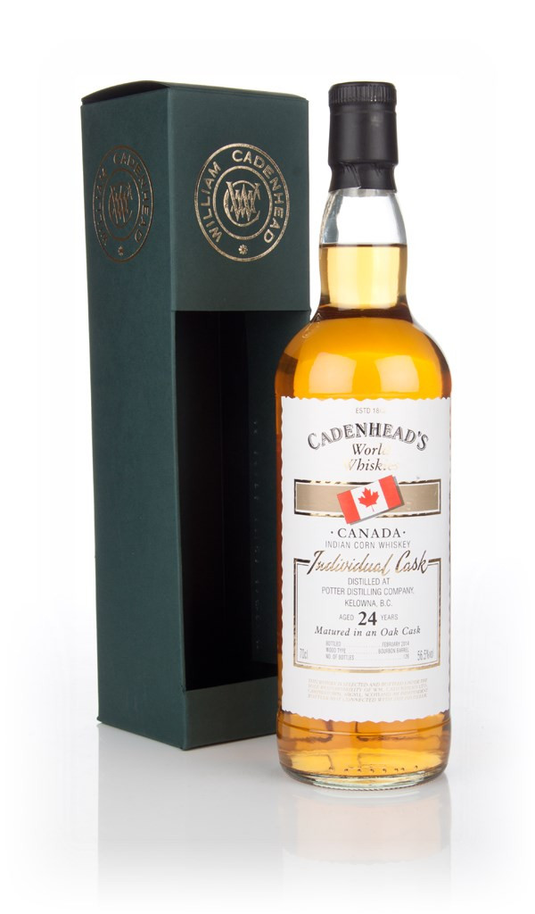 Potter 24 Year Old Indian Corn Whisky (WM Cadenhead) 70cl