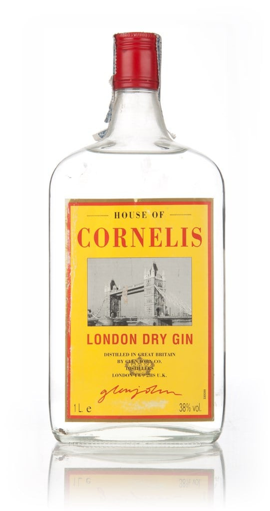 Glen John House of Cornelis London Dry Gin - 1980s 100cl