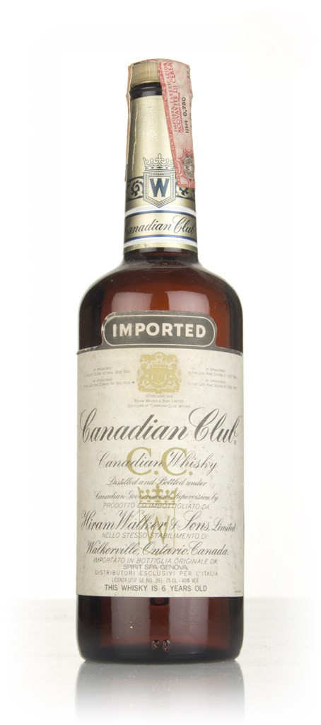Canadian Club 6 Year Old Whisky - 1979 75cl