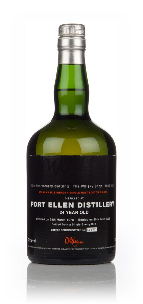 Port Ellen 24 Year Old 1978 (bottled 2002) - The Whisky Shop 10th Anniversary Bottling 70cl