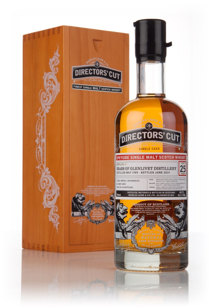 Braes Of Glenlivet 25 Year Old 1989 (cask 10350) - Directors' Cut (Douglas Laing) 70cl