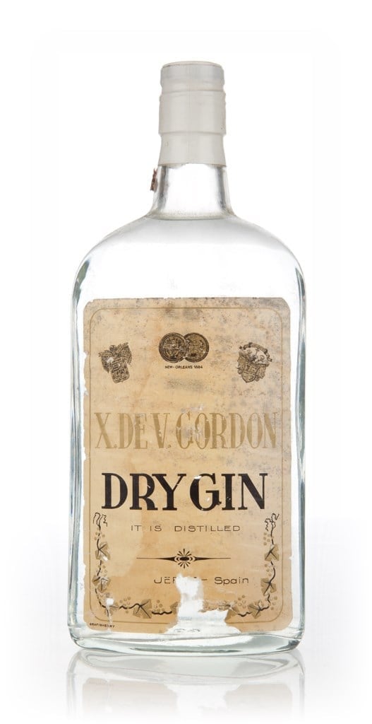 X. de V. Gordon Dry Gin - 1960s