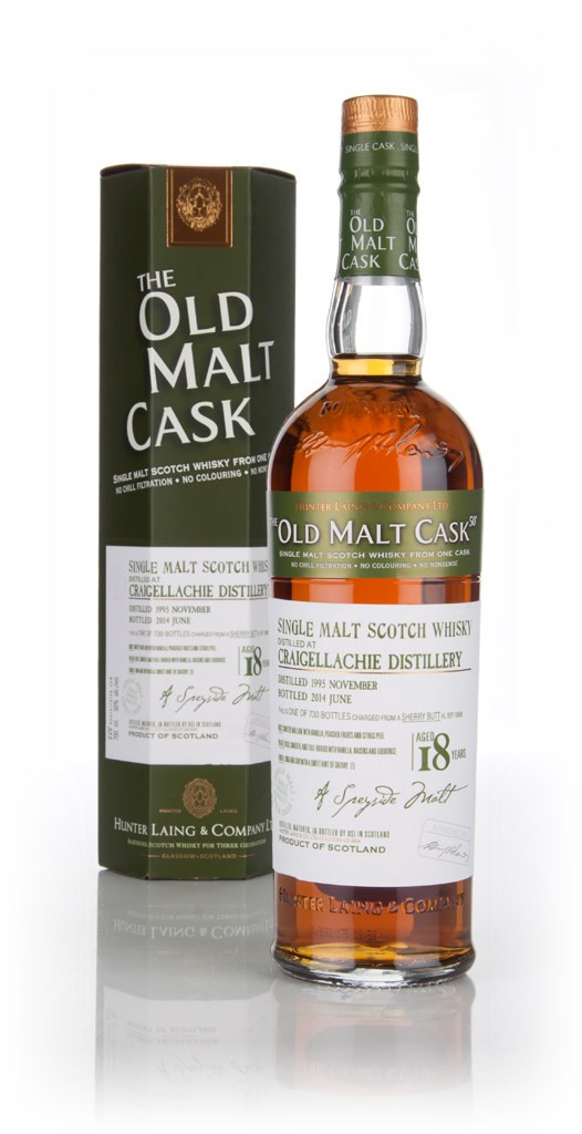 Craigellachie 18 Year Old 1995 (cask 10589) - Old Malt Cask (Hunter Laing) 70cl