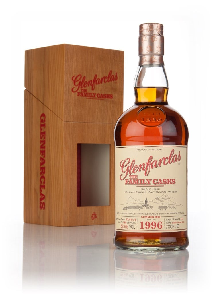 Glenfarclas 1996 (cask 518) Family Cask Summer 2014 Release 70cl