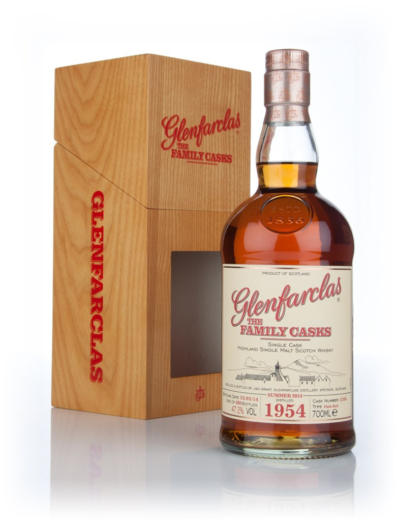 Glenfarclas 1954 (cask 1260) Family Cask Summer 2014 Release   70cl