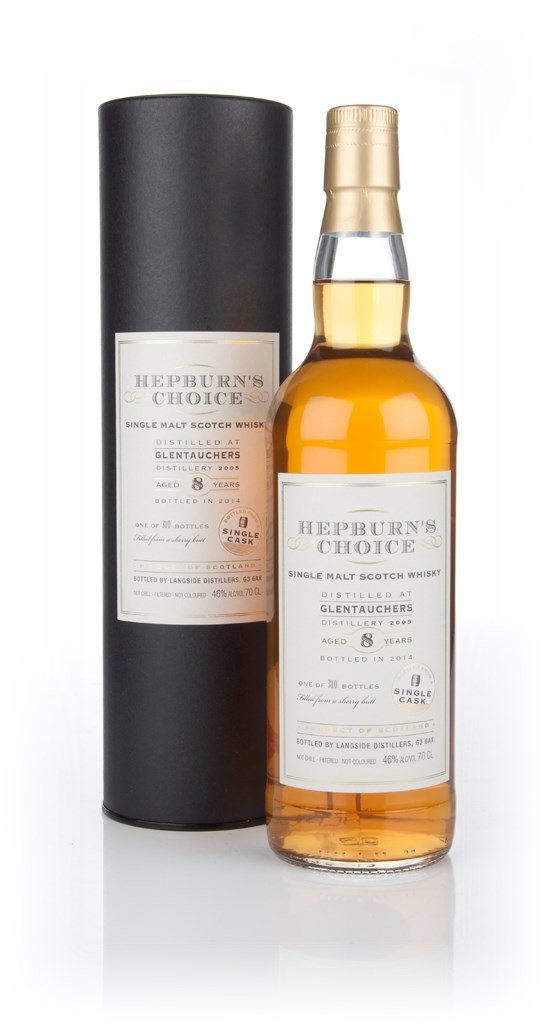 Glentauchers 8 Year Old 2005 -  Hepburn's Choice (Langside) 70cl