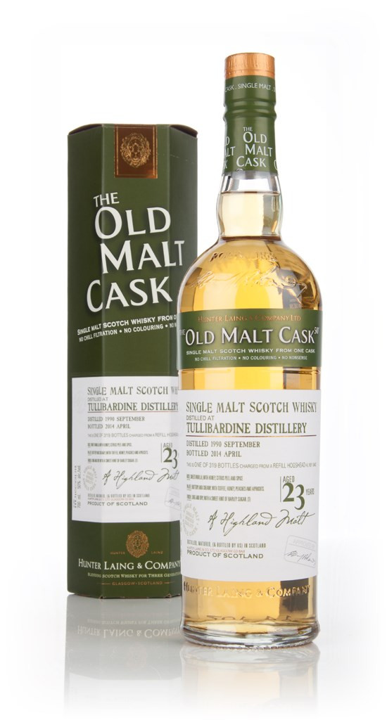 Tullibardine 23 Year Old 1990 (cask 10453) - Old Malt Cask (Hunter Laing) 70cl
