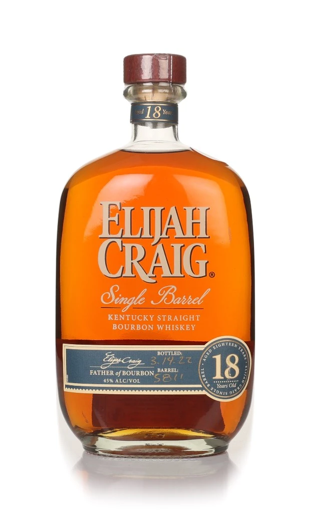Elijah Craig Single Barrel 18 Year Old 70cl Whiskey