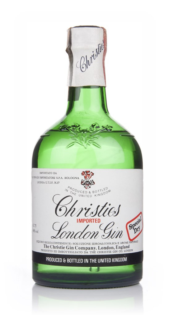 Christie’s London Dry Gin - 1970s 75cl