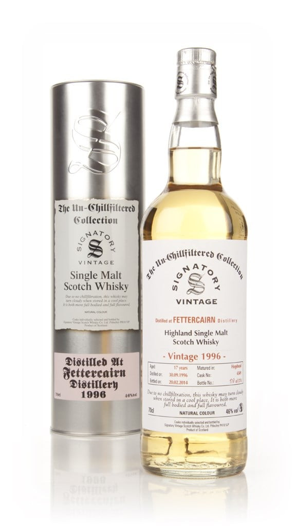 Fettercairn 17 Year Old 1996 (cask 4349) - Un-Chillfiltered (Signatory) 70cl