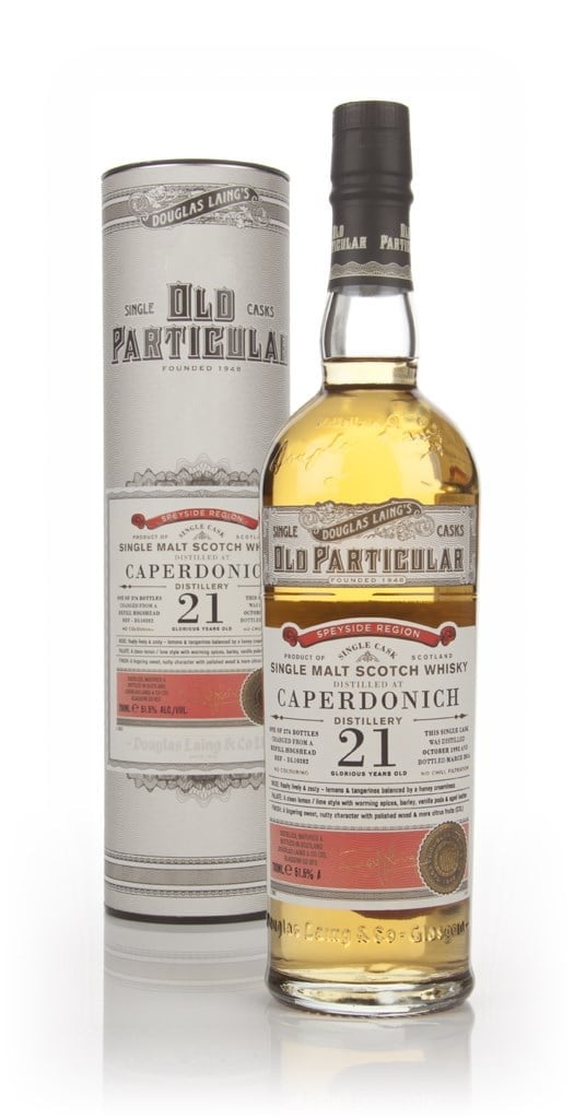 Caperdonich 21 Year Old 1992 (cask 10282) - Old Particular (Douglas Laing) 70cl