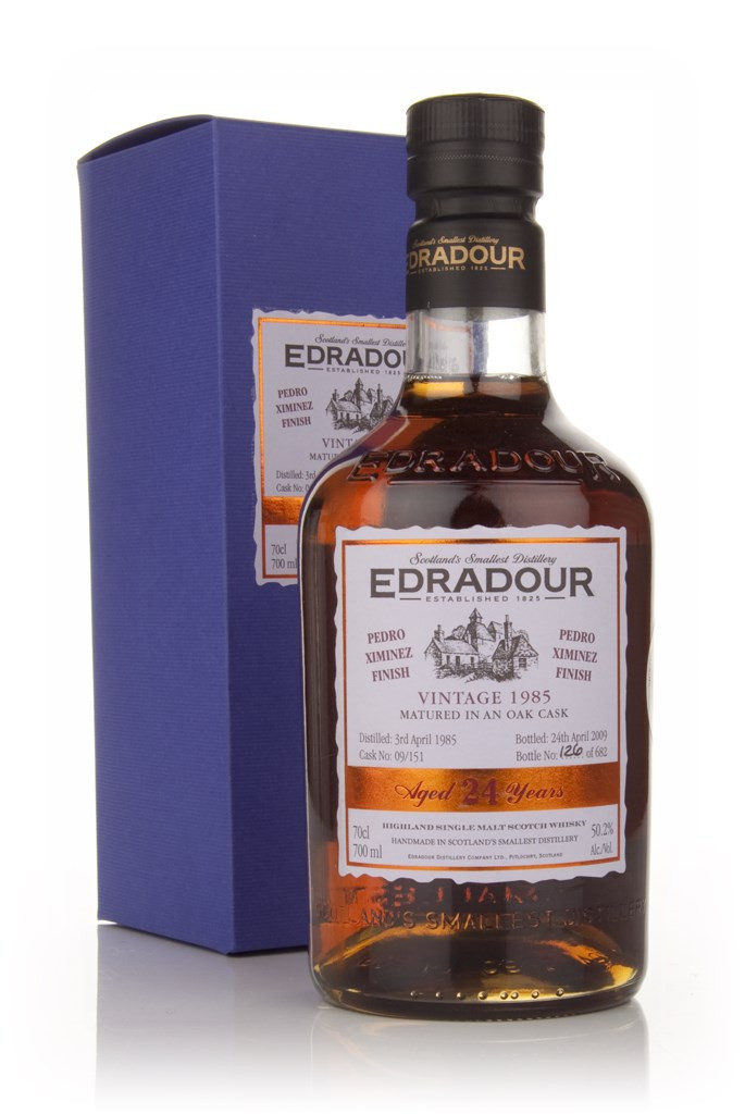 Edradour 24 Year Old 1985 Pedro Ximénez Cask Finish 70cl