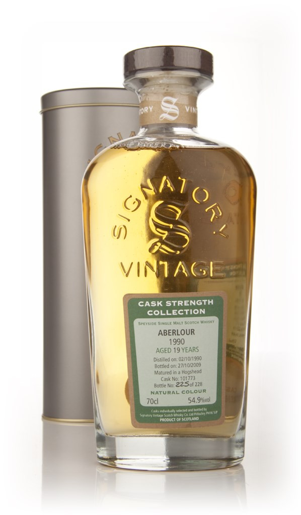 Aberlour 19 Year Old 1990 Cask 101773 - Cask Strength Collection (Signatory) 70cl
