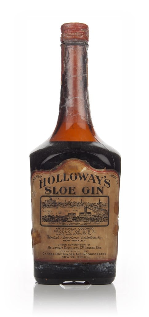 Holloway’s Sloe Gin - 1950s 76cl