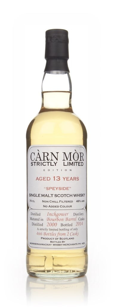 Inchgower 13 Year Old 2000 - Strictly Limited (Càrn Mòr)