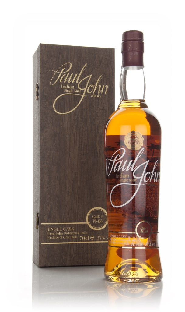 Paul John Single Cask Indian Whisky (cask P1-163) 70cl