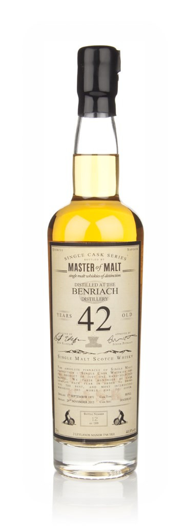 Benriach 42 Year Old 1971 - Single Cask (Master of Malt) 70cl