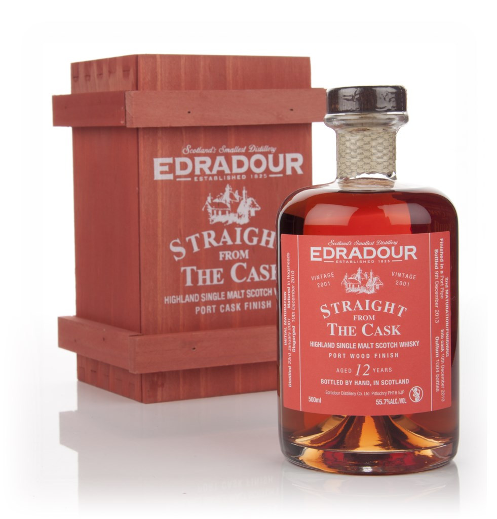 Edradour 12 Year Old 2001 Port Wood Finish - Straight From The Cask 55.7% 50cl