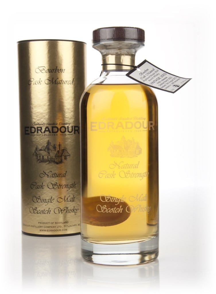 Edradour 2003 (5th Release) Bourbon Cask Matured Natural Cask Strength - Ibisco Decanter