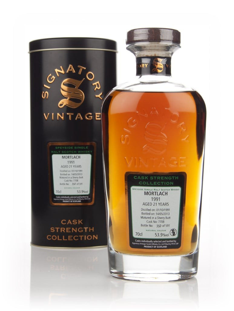 Mortlach 21 Year Old 1991 (cask 7708) - Cask Strength Collection (Signatory) 70cl