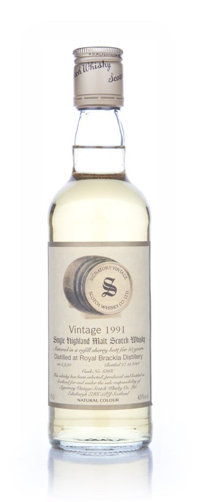 Royal Brackla 1991 35cl (Signatory)
