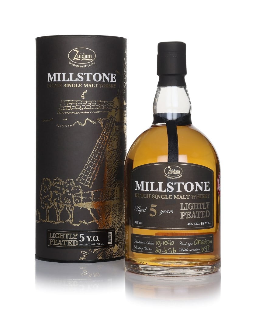 Millstone 5 Year Old Lightly Peated Dutch Single Malt Whisky 70cl
