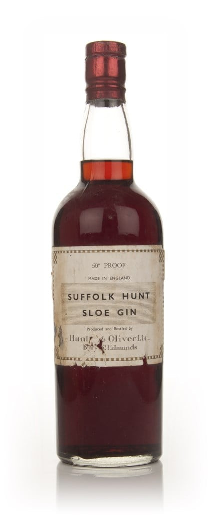 Suffolk Hunt Sloe Gin - 1950's