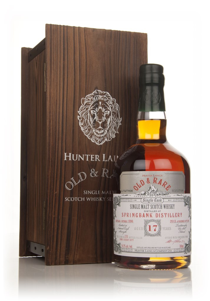 Springbank 17 Year Old 1996 - Old & Rare Platinum (Hunter Laing) 70cl