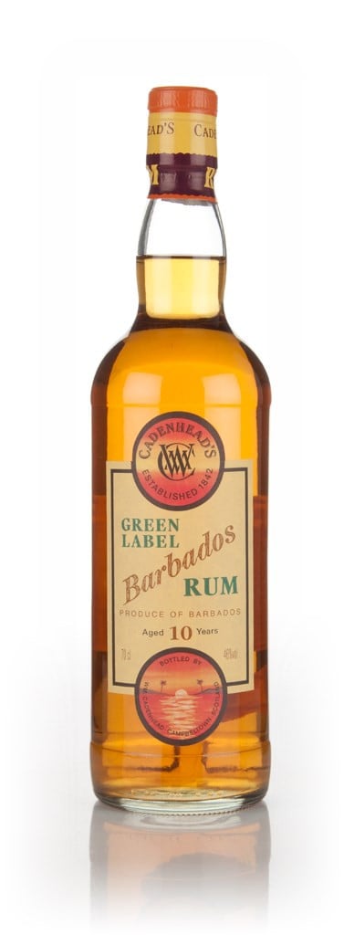 WM Cadenhead 10 Year Old Green Label Barbados Rum 70cl