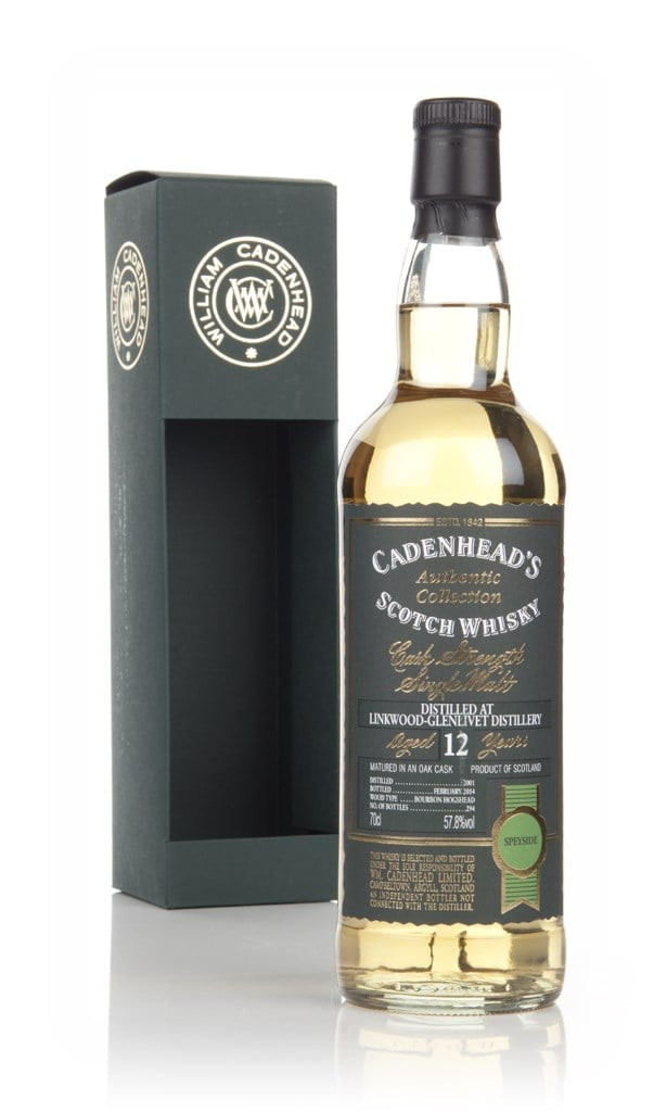 Linkwood 12 Year Old 2001 - Authentic Collection (WM Cadenhead) (bottled 02/2014) 70cl