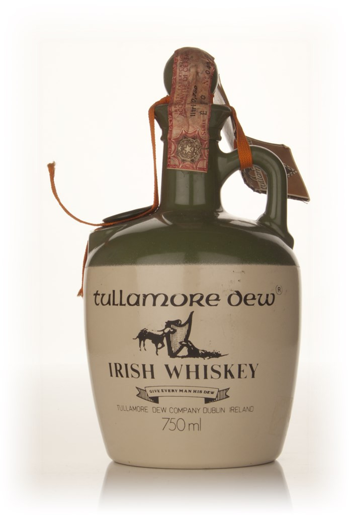 Tullamore Dew Ceramic Jug - 1970s 75cl