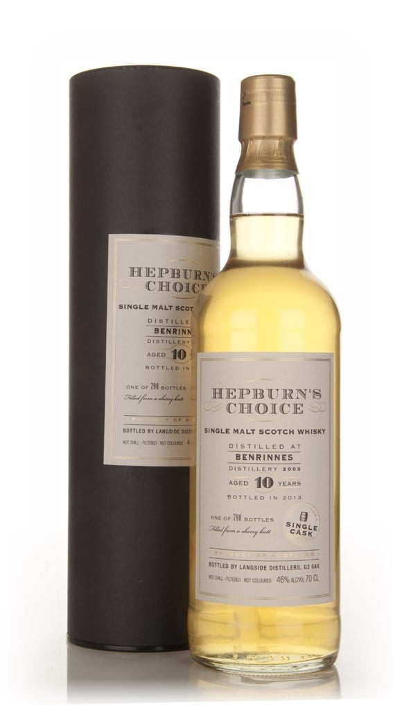 Benrinnes 10 Year Old 2003 - Hepburn's Choice (Langside) 70cl