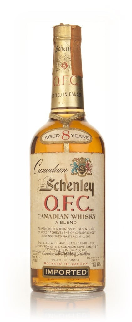 Schenley O.F.C. 8 Year Old Canadian Whisky - 1970s 75cl