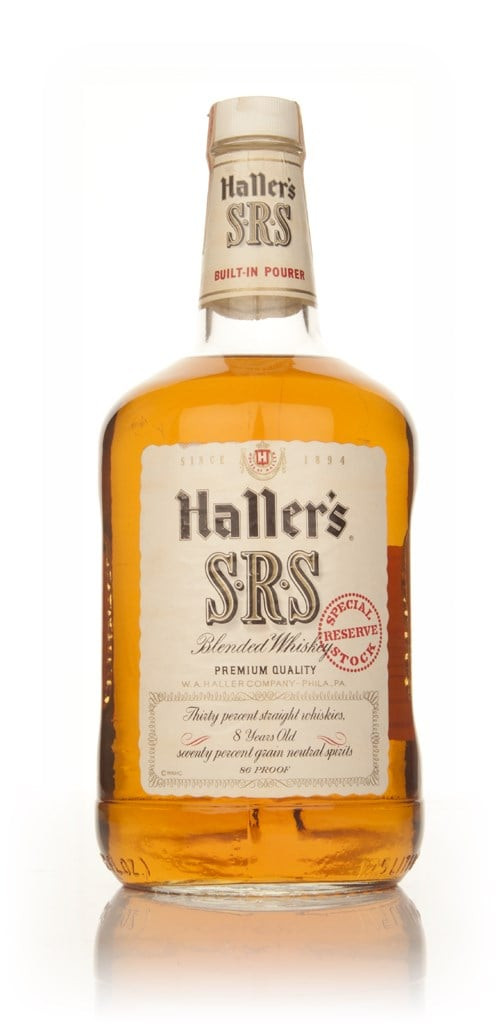 Haller’s SRS Blended Whiskey - 1970s 175cl