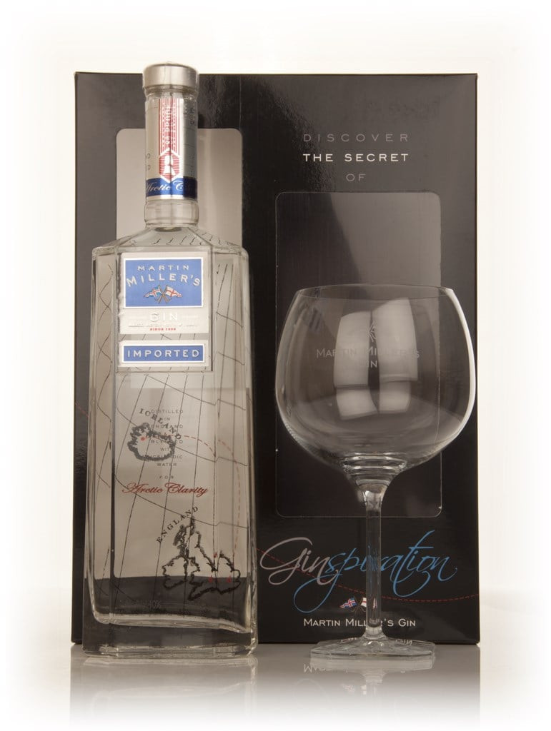 Martin Miller's & Glass Gift Pack 70cl