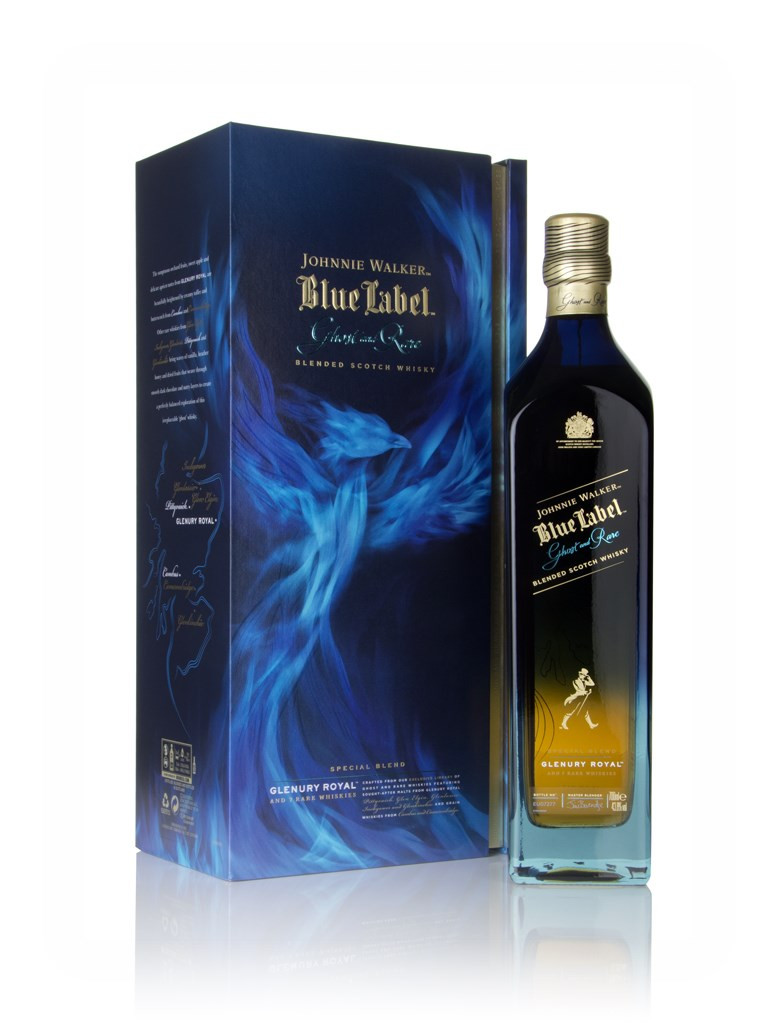 Johnnie Walker Blue Label - Ghost & Rare Glenury Royal 70cl
