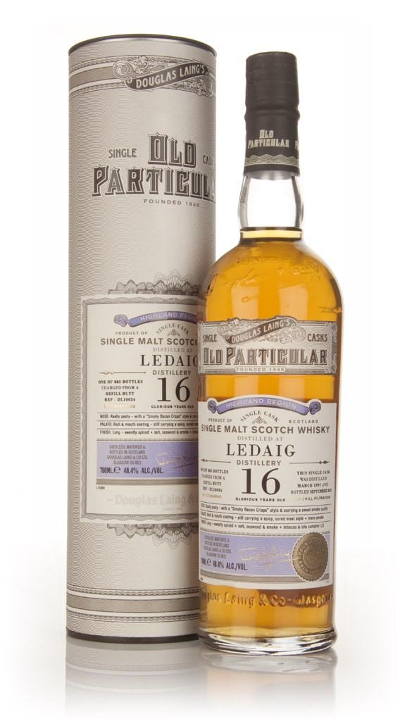 Ledaig 16 Year Old 1997 (cask 10034) - Old Particular (Douglas Laing) 70cl