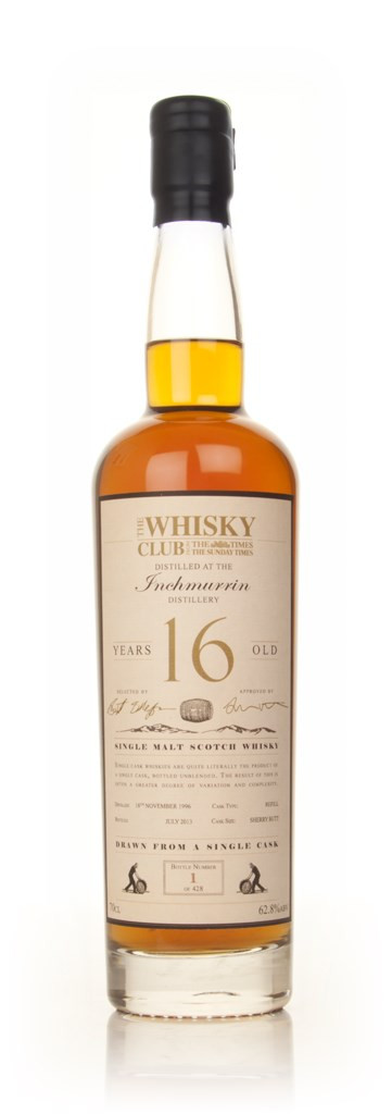 Inchmurrin 16 Year Old 1996 (The Whisky Club) 70cl
