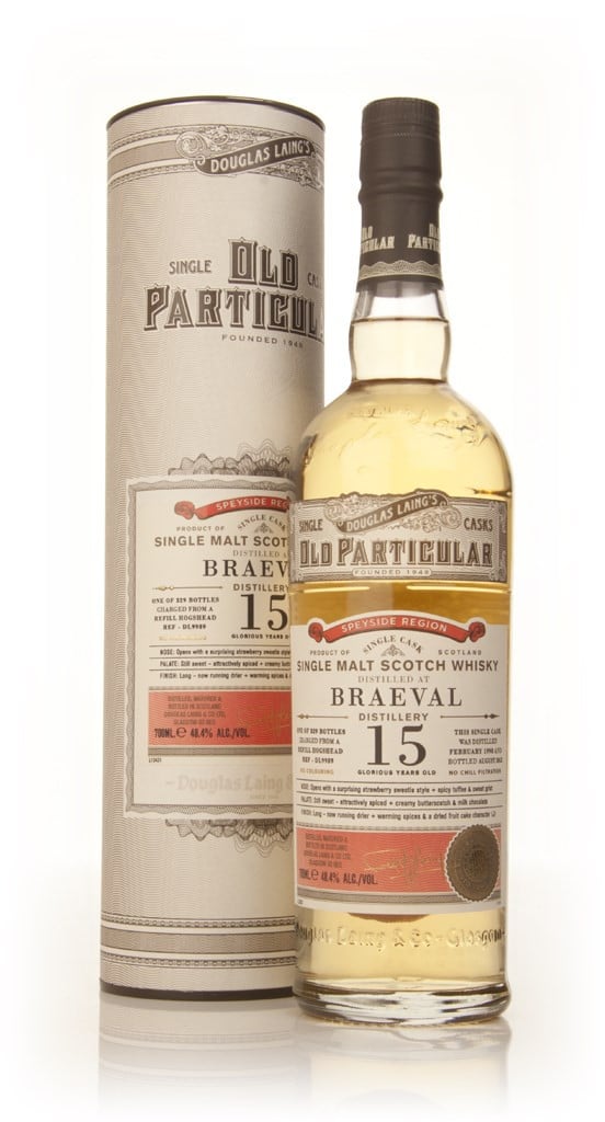 Braeval 15 Year Old 1998 (cask 9989) - Old Particular (Douglas Laing) 70cl