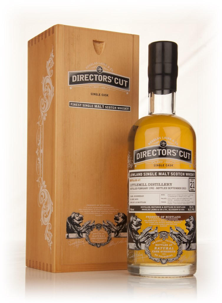 Littlemill 21 Year Old 1992 (cask 9970) - Directors' Cut (Douglas Laing) 70cl