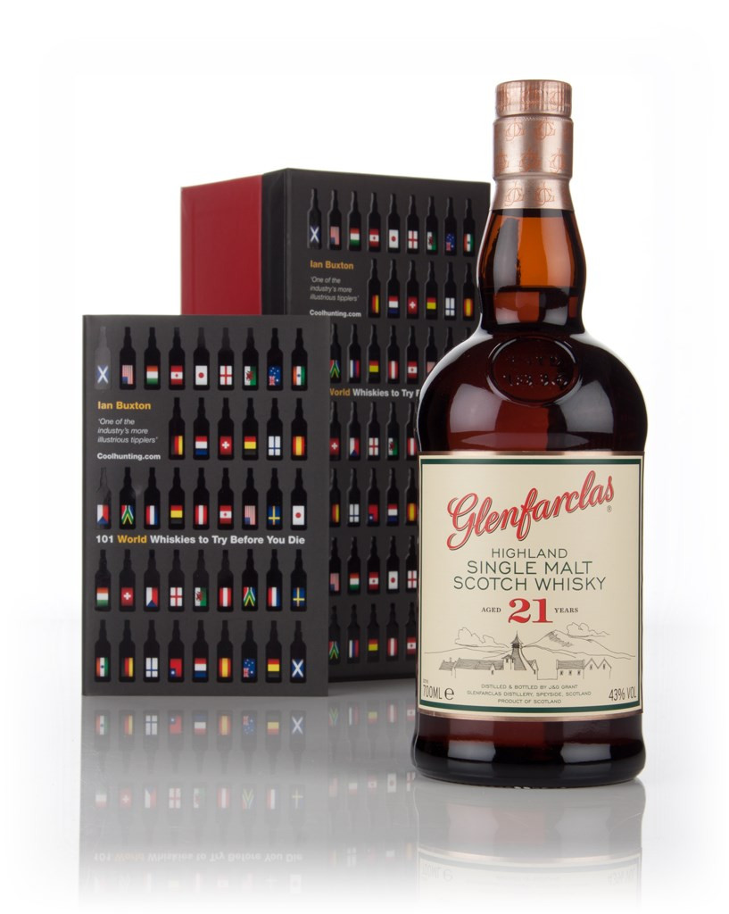 Glenfarclas 21 Year Old & "101 World Whiskies To Try Before You Die" (Ian Buxton) 70cl