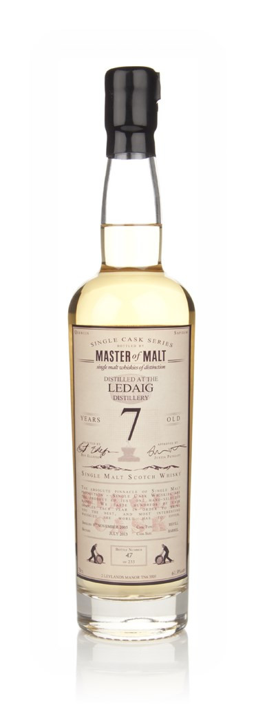 Ledaig 7 Year Old 2005 - Single Cask (Master of Malt) 70cl