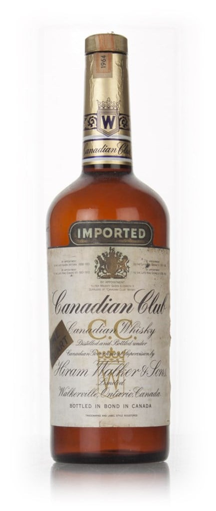 Canadian Club 6 Year Old Whisky - 1964 94cl