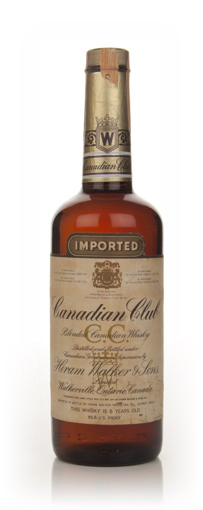 Canadian Club 6 Year Old Whisky - 1973 75cl