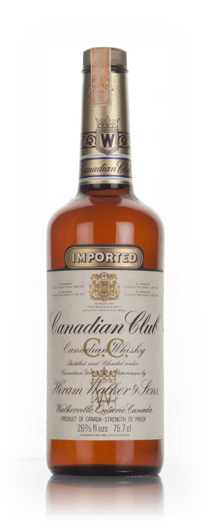 Canadian Club 6 Year Old Whisky - 1970s 76cl