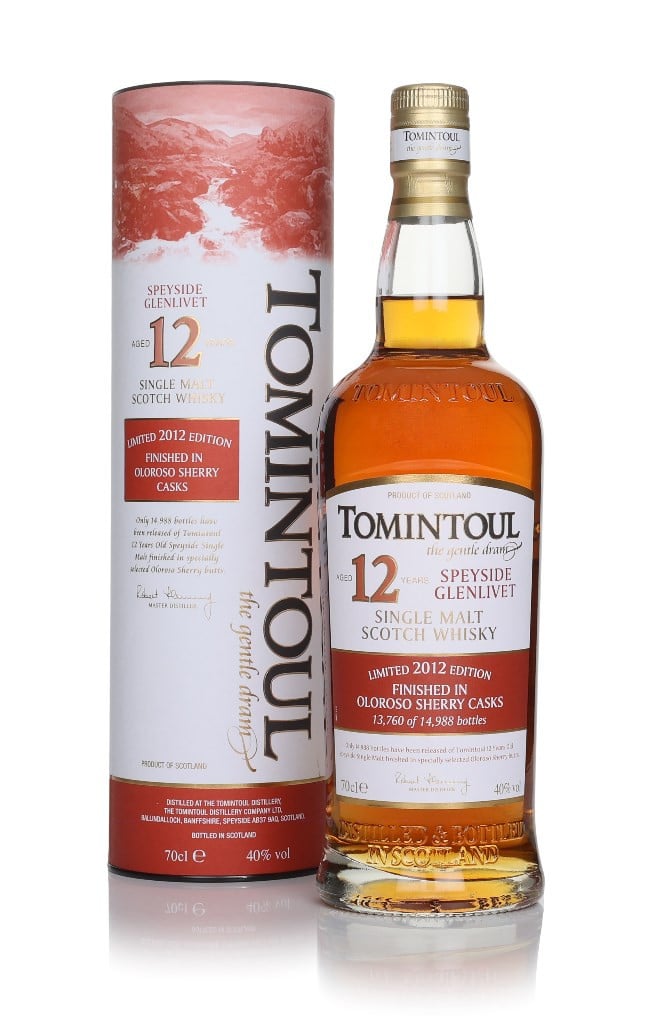 Tomintoul 12 Year Old 2012 Oloroso Sherry Cask
