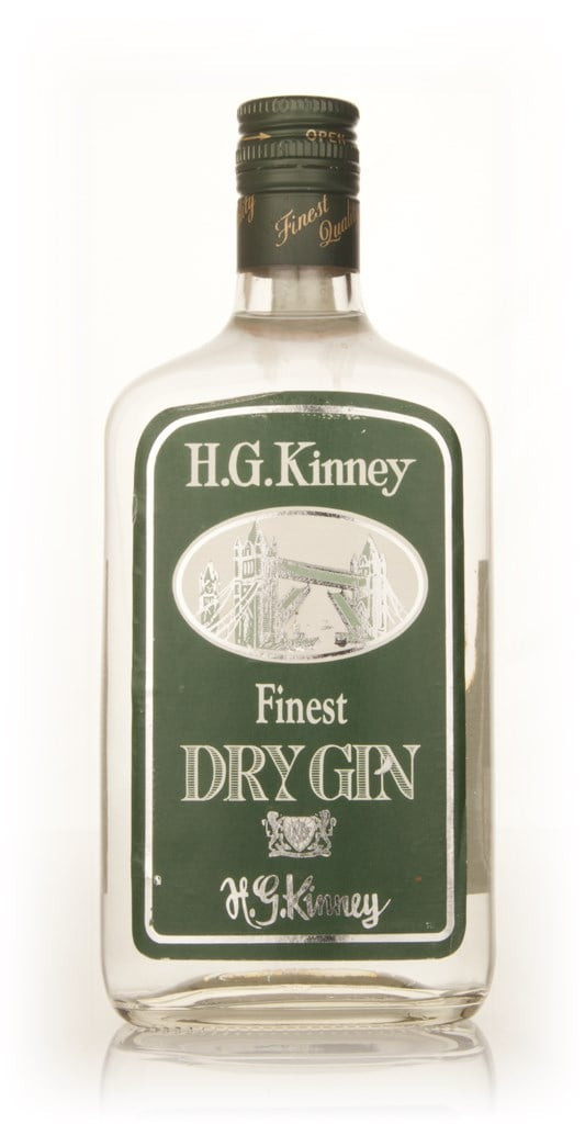 H. G. Kinney Finest Dry Gin - 2000s 70cl